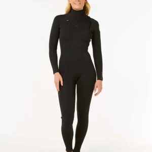 RIP CURL Dawn Patrol 4/3 Chest Zip Steamer Mujer