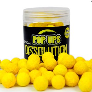 FLUOR POP UP DISSOLUTION CRAB MACHINE 14MM 250ML YELLOW