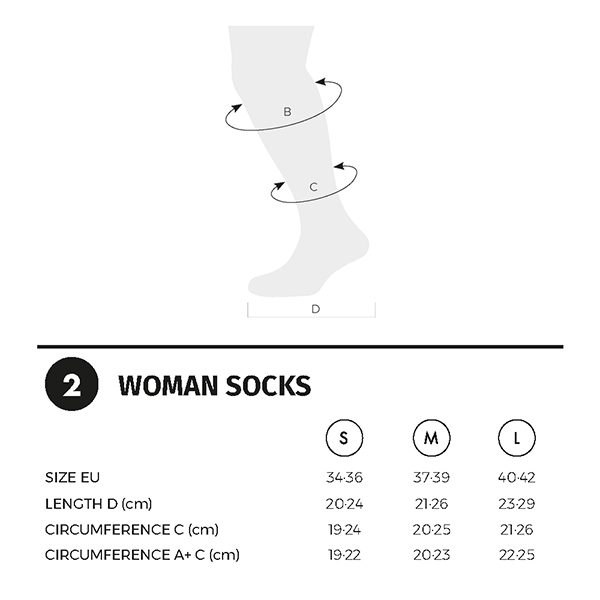 Calcetines de Trekking mujer Lurbel Logan W SS22 ¡AHORRA 30%! - Imagen 3