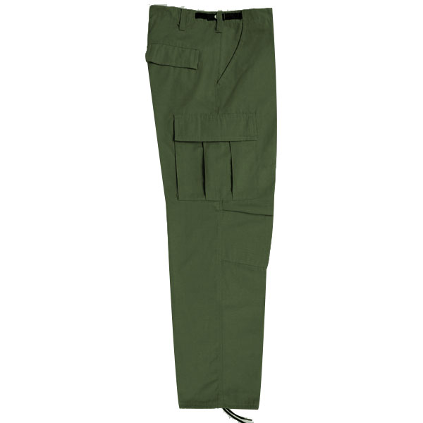 Pantalón comando gabardina verde olivo - Imagen 2