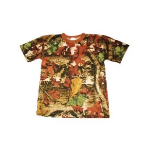 Playera camuflaje cacería unitalla manga corta